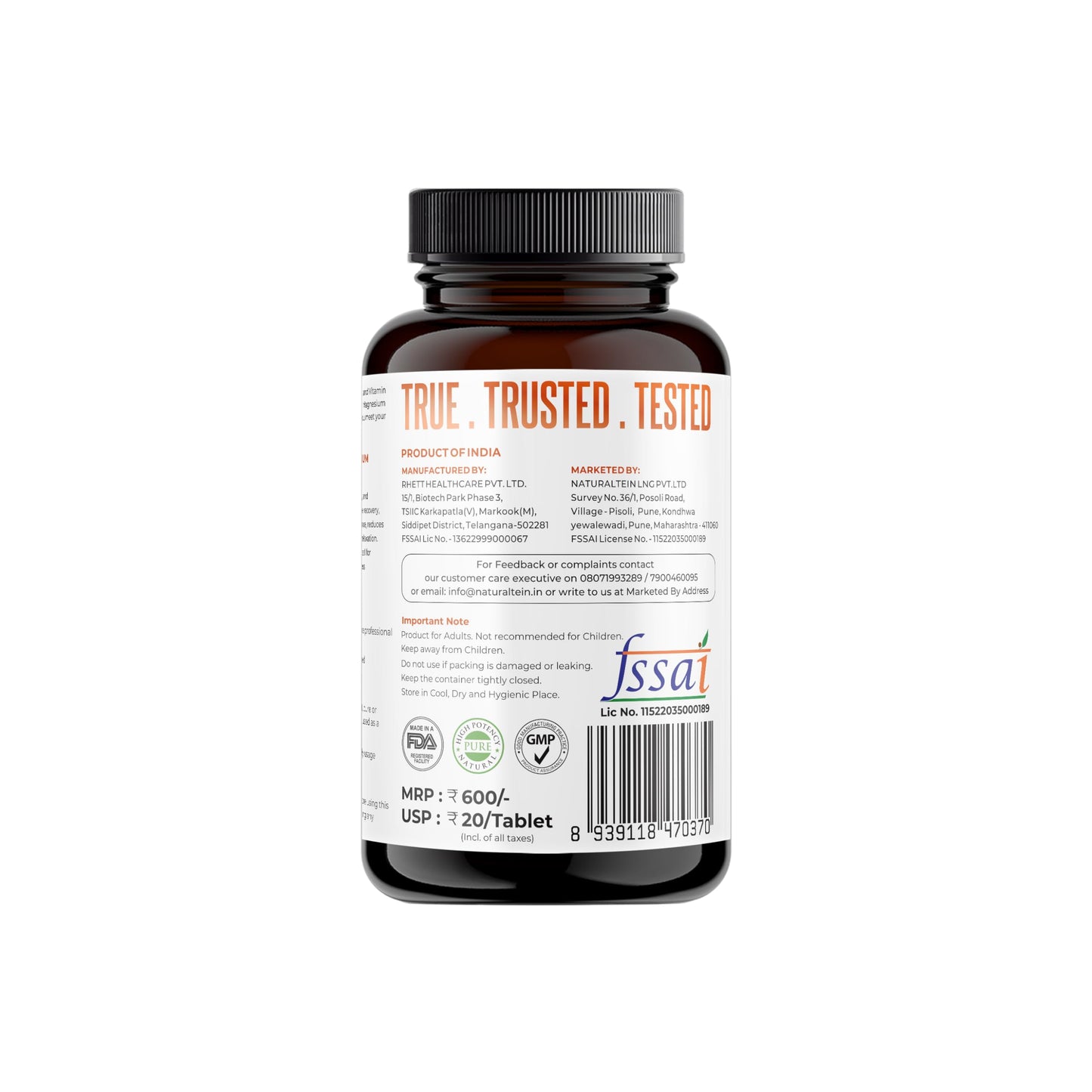 NATURALTEIN ZMA Tablets – Zinc Magnesium Vitamin B6 Supplement | 30 Veg Tablets | Sports Recovery & Daily Performance | Muscle Strength, Better Sleep & Faster Recovery