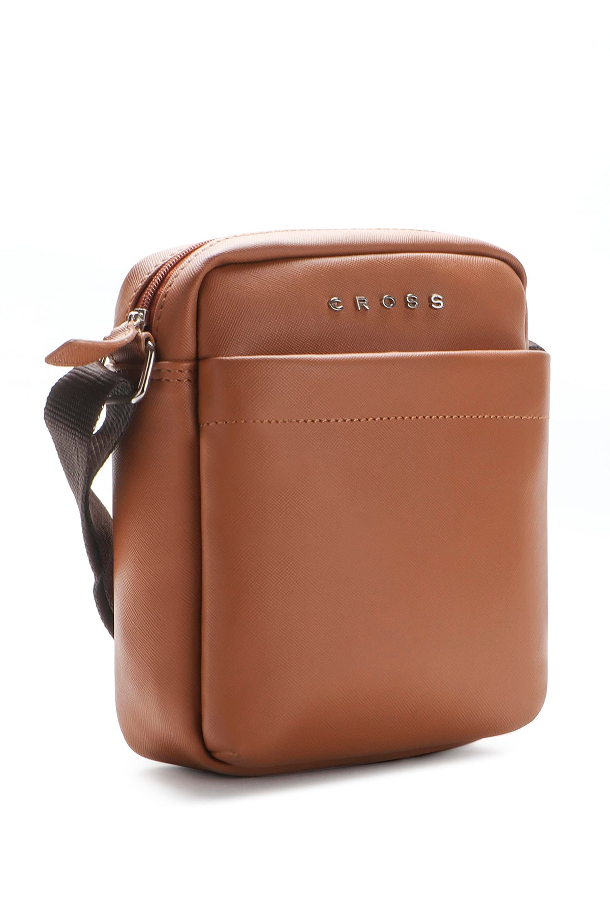 Cross Unisex Sling Bag | Slim Cross Body Multipurpose Hand Bag | Sling Bag For Both Men & Women | Best for Office, Cash, Business Collection, Travelling - Tan