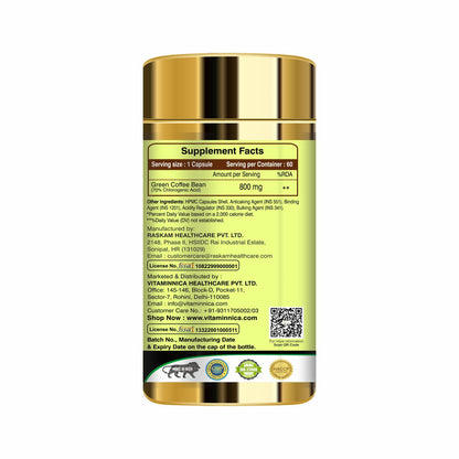 Vitaminnica Multivita Men – Green Coffee Bean Combo, 120 Capsules