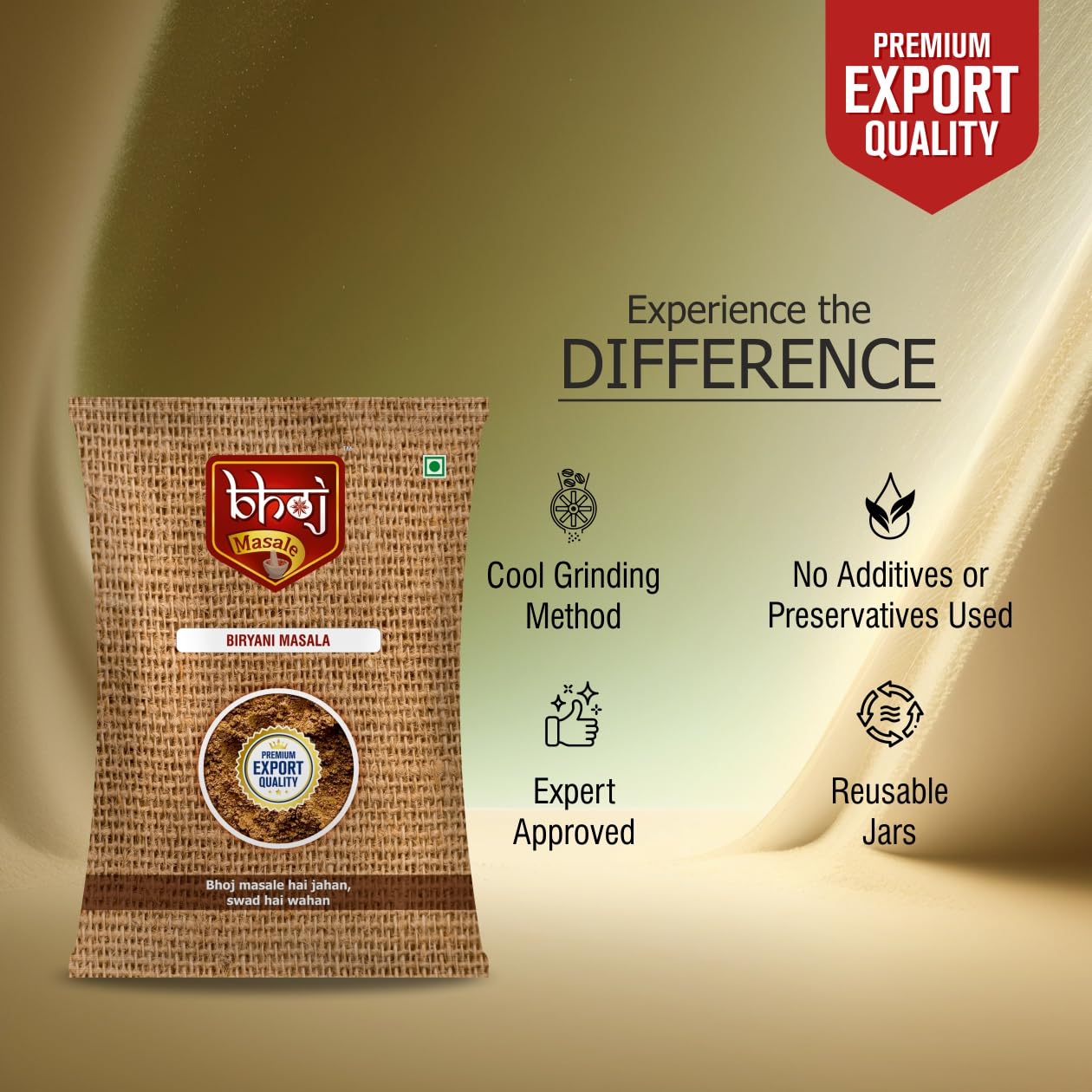 Bhoj Masale Biryani Masala 100GM Pouch |Powder|Spices | Spice Blend Biryani Masala Powder | Indian Traditional Biryani Masala