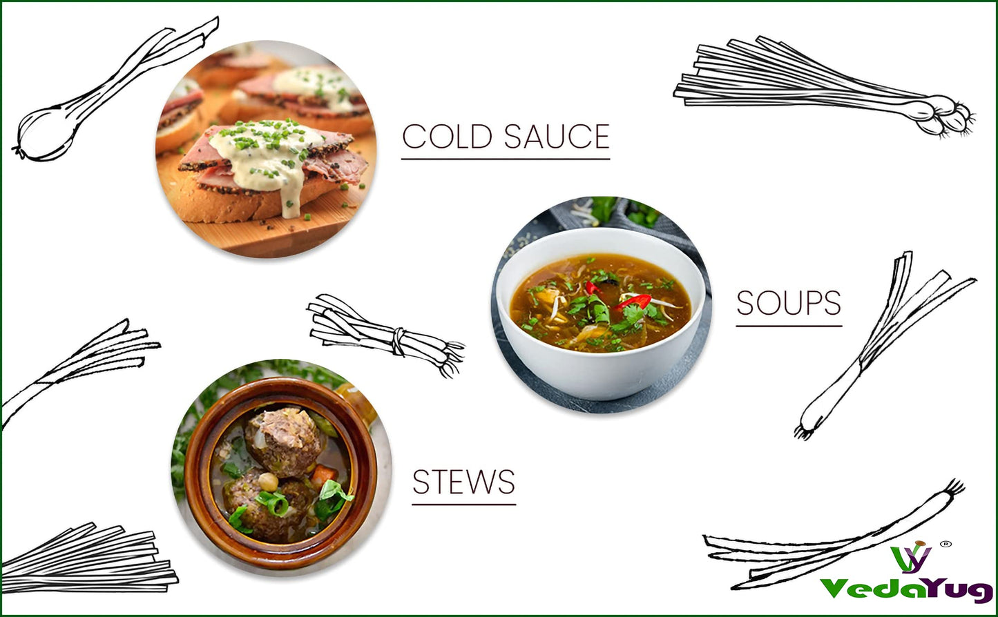 VY VedaYug Chives Herb Seasoning | Chives Dried Leaves | Chinese Chives - 40 grams