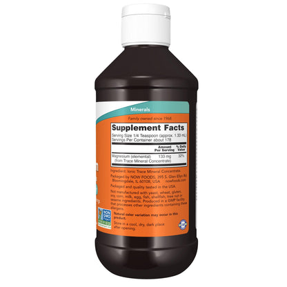 Now Foods Liquid Magnesium with Trace Minerals, 8 fl oz- image 7