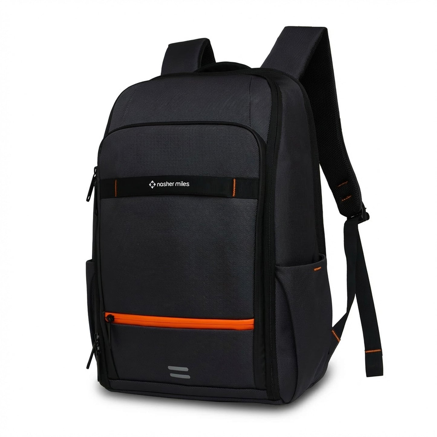 Nasher Miles Brooklyn Backpack Fits 15.6 Inch Laptop, 30L Capacity Premium Durable Polyester Grey Unisex Multipurpose Laptop Backpack | Ideal for Office, Travel, Overnighter