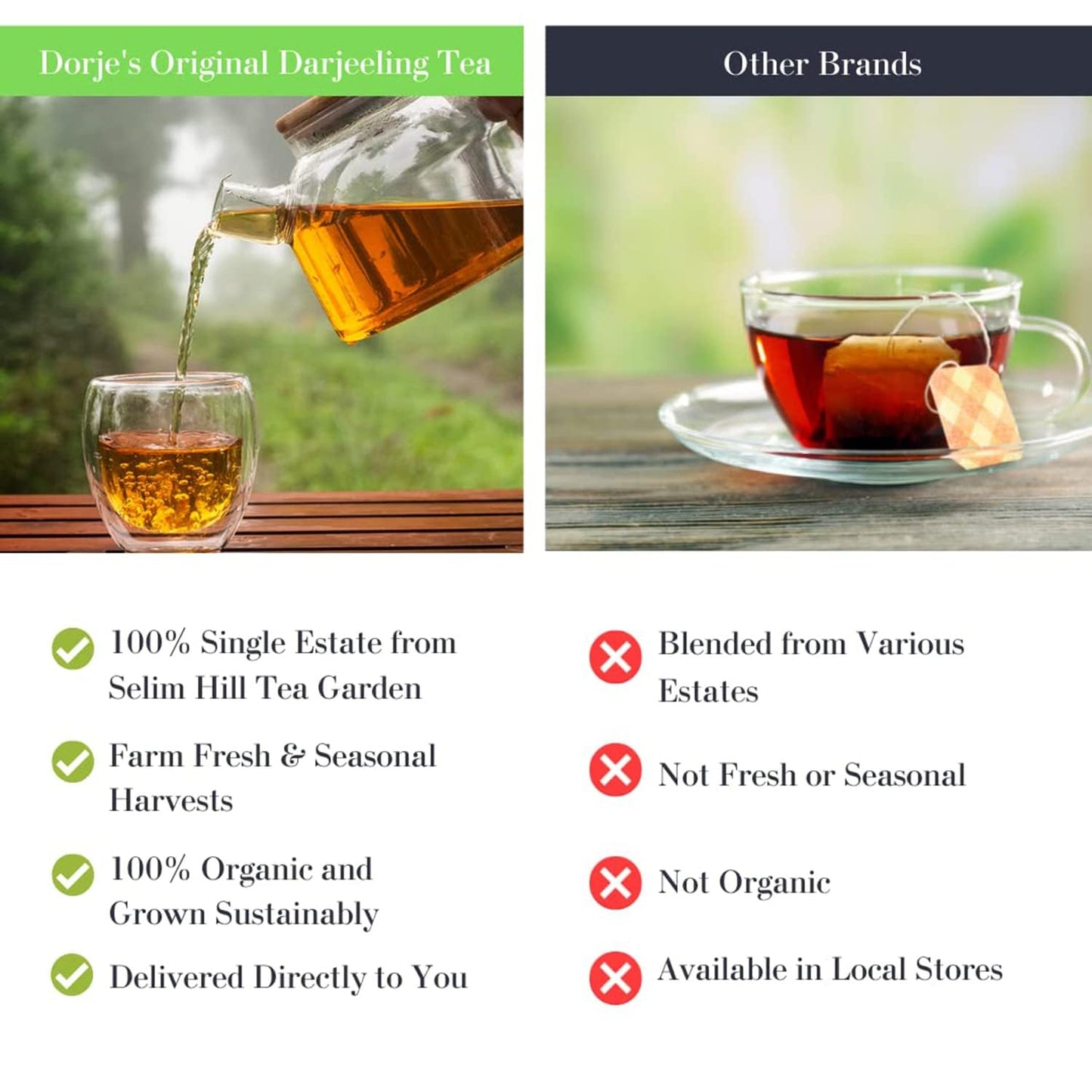 Dorje Teas Earl Grey Darjeeling Loose Tea | 100g (Pack of 1) | Selim Hill Estate | Real Orange Peel, No Essential Oils | Promotes Sleep & Stress Relief | Organic Whole Leaf Blend | 40 Cups