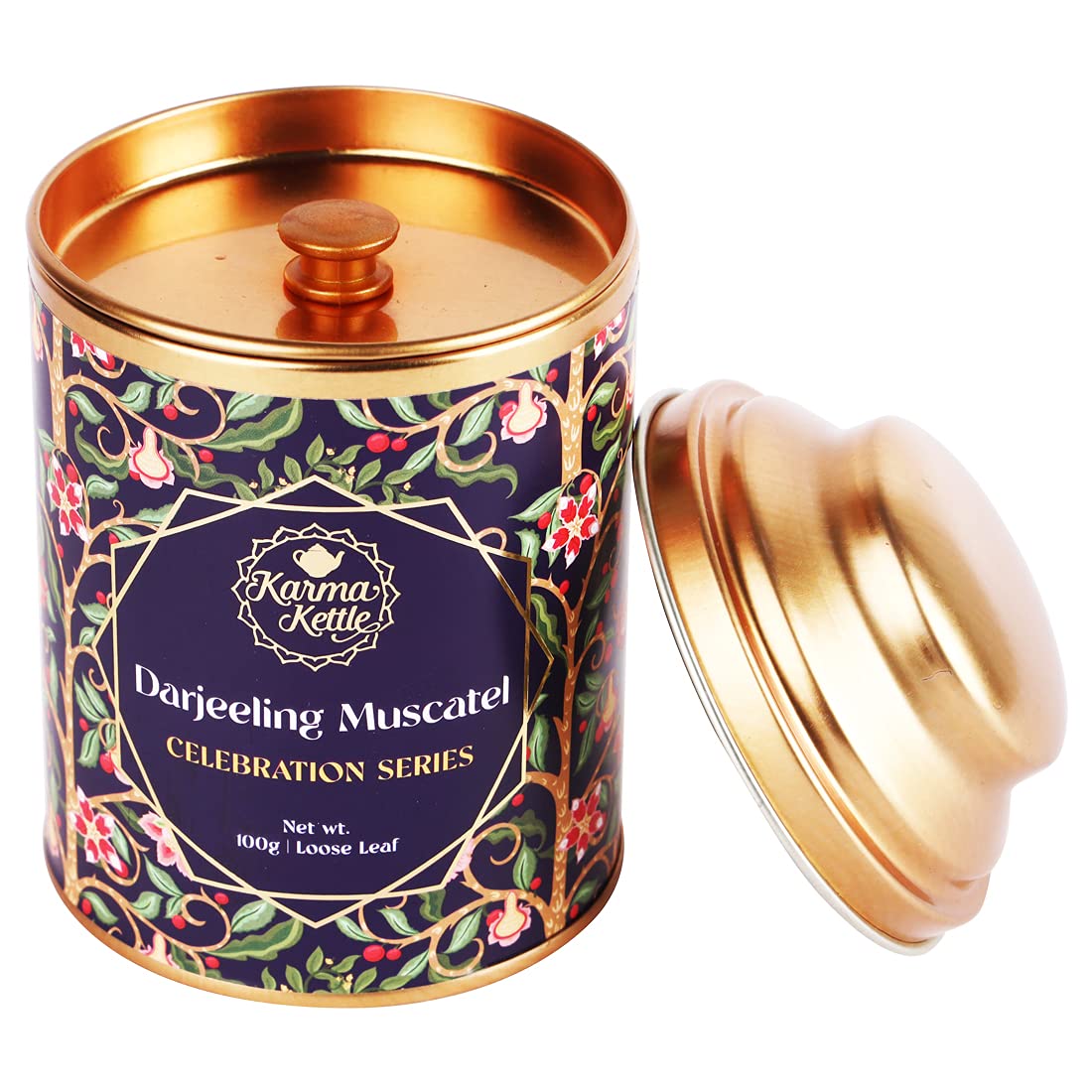 Karma Kettle Darjeeling Muscatel Black Tea Whole Leaf - 100 gm