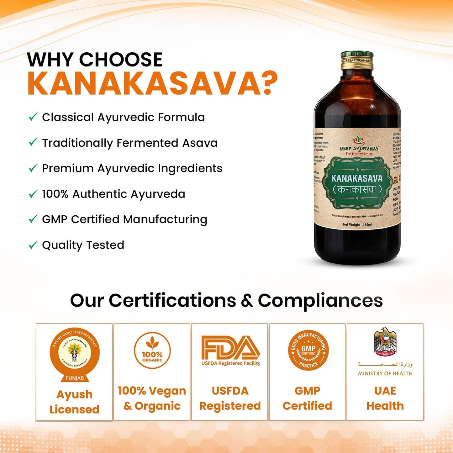 Kanakasava - 450 ml