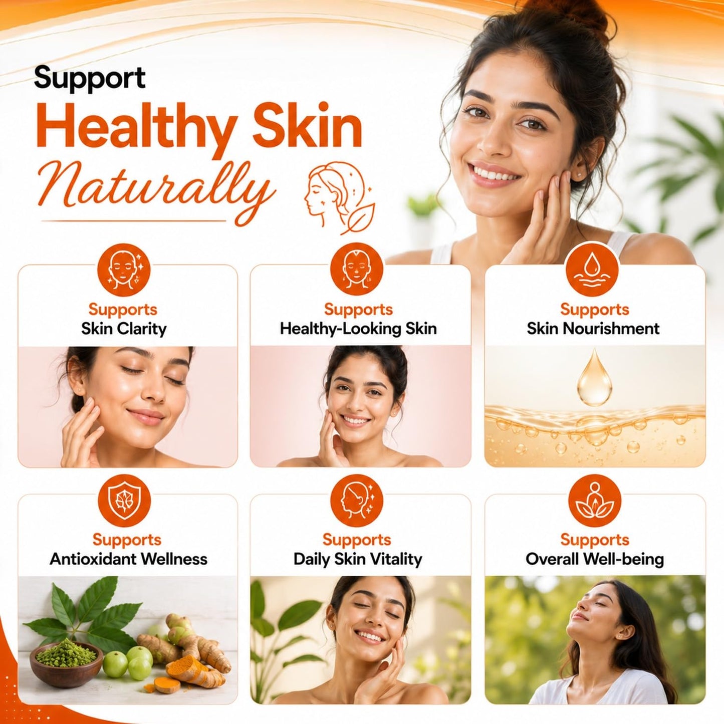Twakdetox Skin Care Vegan Capsules (60) | Ayurvedic Skin Detox Supplement for Acne, Pimples, Clear & Glowing Skin | Blood Purifier Formula