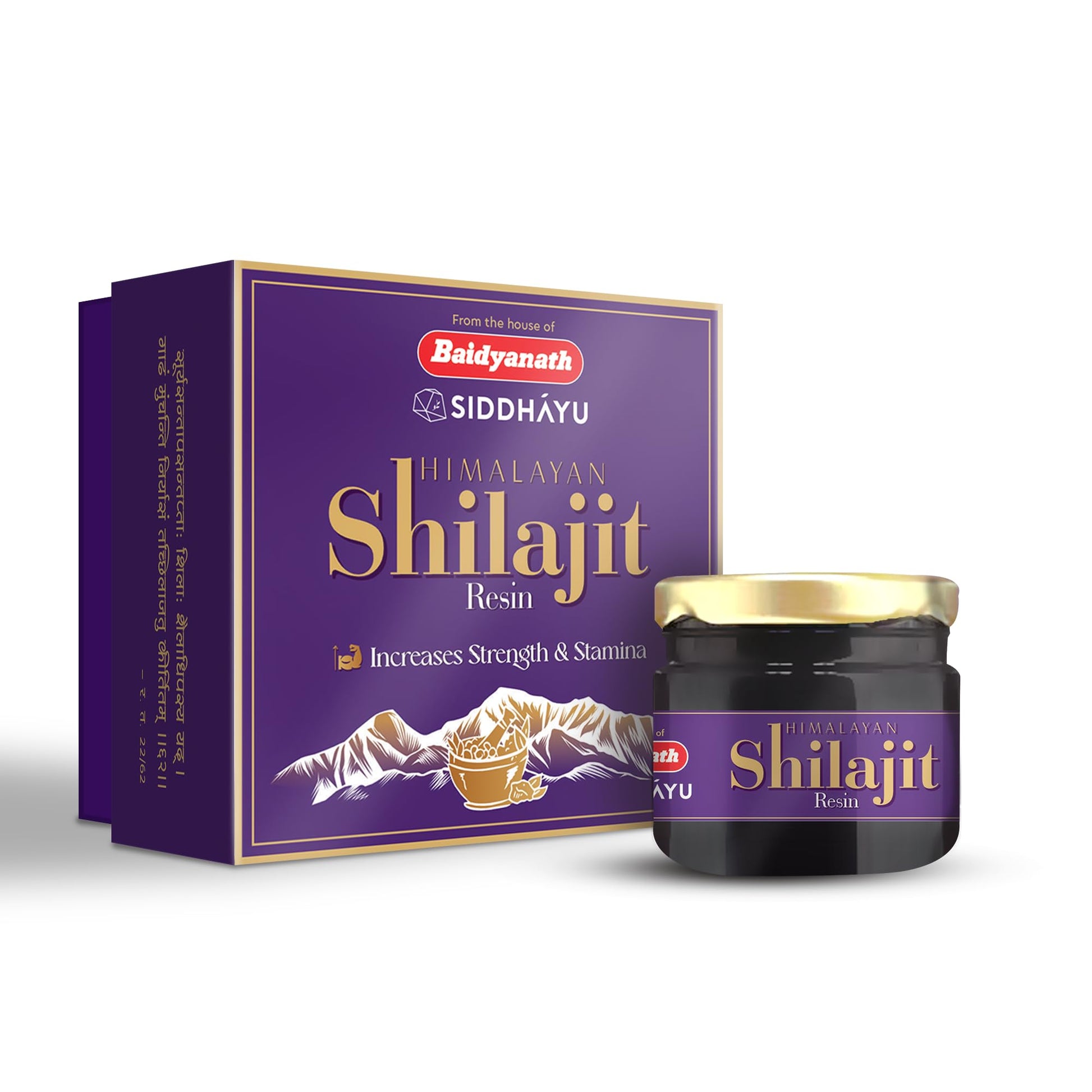 Baidyanath Siddhayu Himalayan Shilajit Resin – 20g x 2, Pack of 2