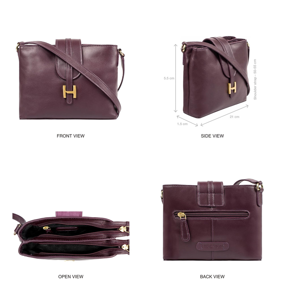 Hidesign Women's Handbag(MEL RAN AUB)