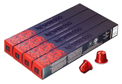 Nespresso Original Line (European Version) Ispirazione Italiana: Napoli Coffee, (4 Sleeve, 40 Pods)