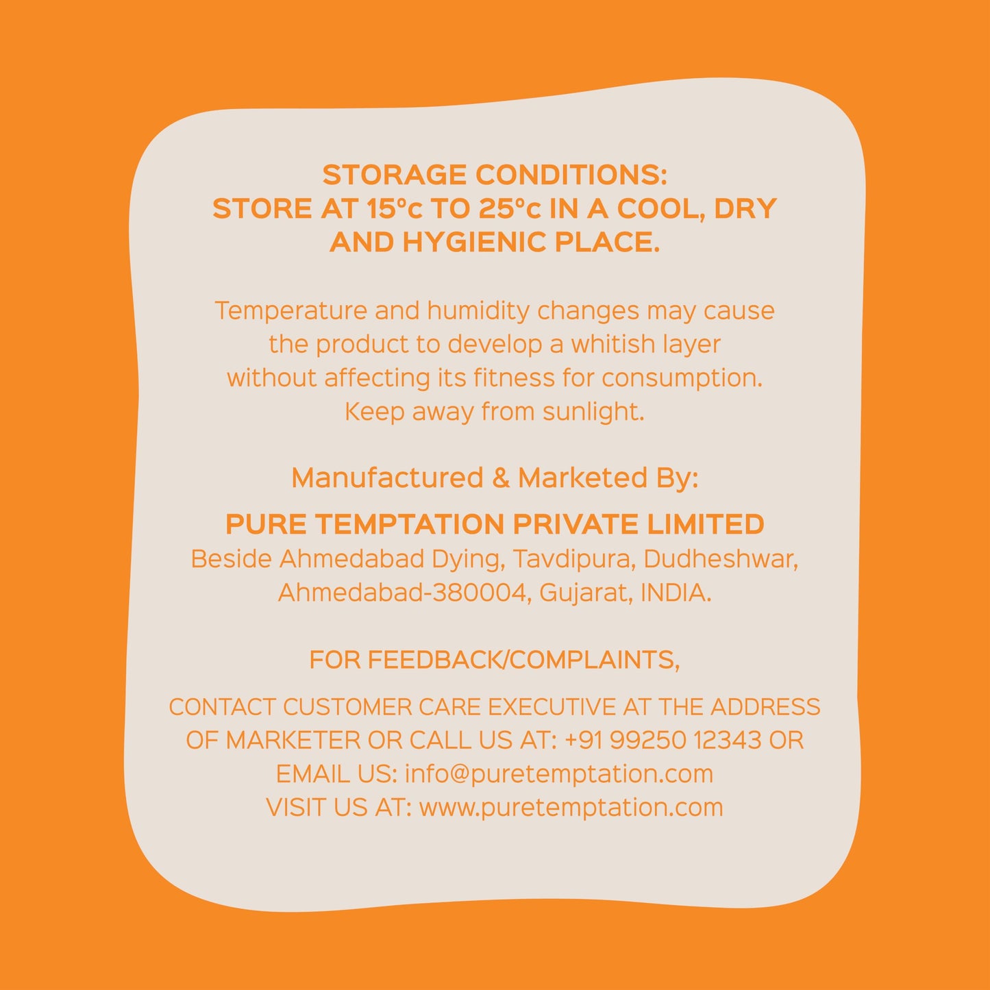 Pure Temptation® Chocoblast Mini Waffle Cone Chocolate Bites (8 Pcs) | Premium Birthday Chocolate Gift Pack for School Distribution, Snacks or Dessert | Kids Chocolate Box (Orange Flavoured)