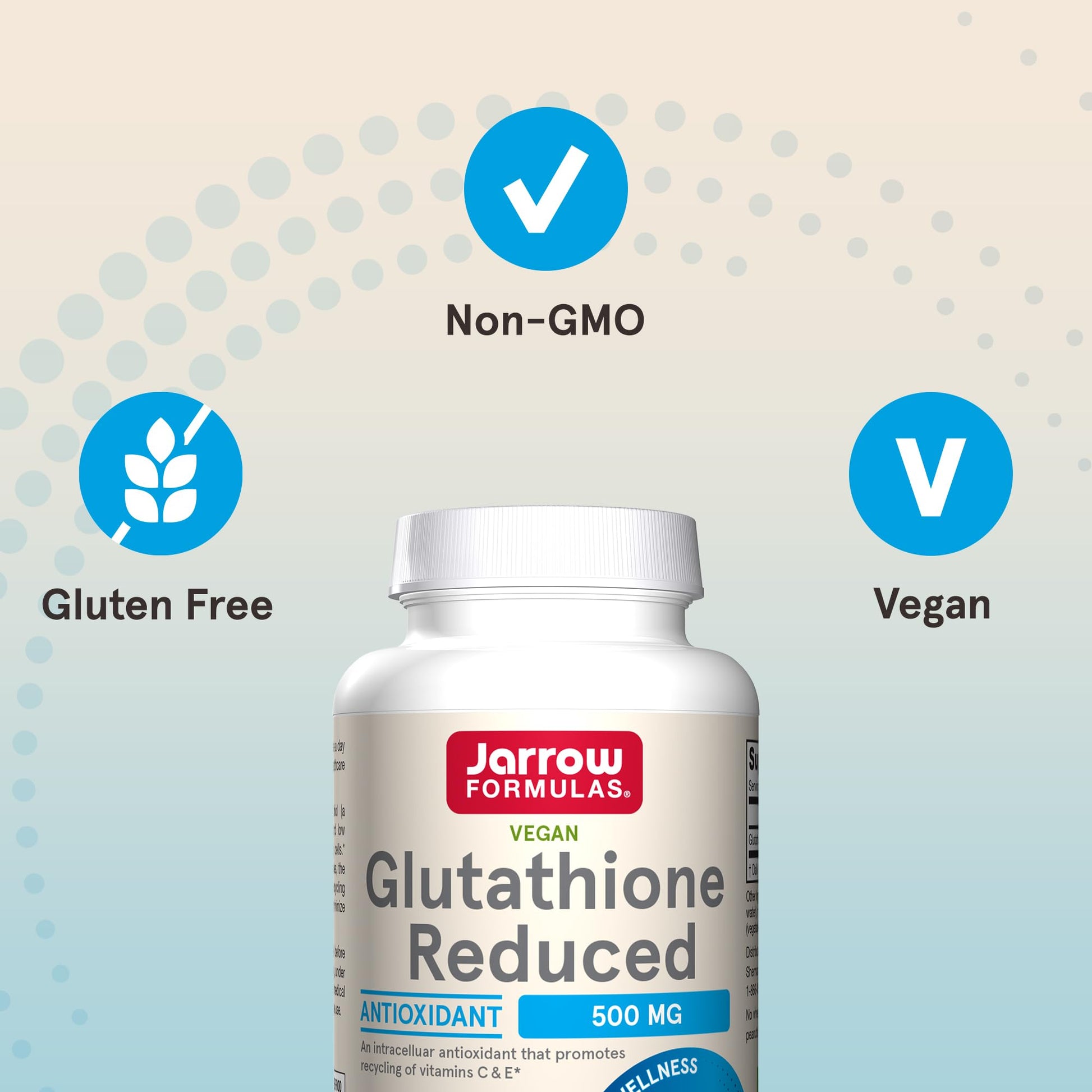 Jarrow Formulas Glutathione Reduced 500 Mg - 120 Capsules- image 7