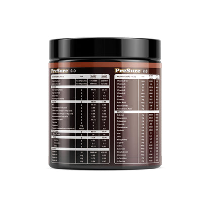 PreSure 2.0 HIGH PROTEIN HIGH CALORIE Whey Protein Powder Chocolate Flavor For Men And Women_(200 gm)