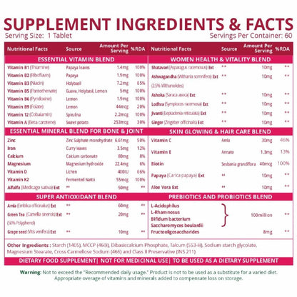 Himalayan Organics Multivitamin With Probiotics Supplement For Women Wi- image 7