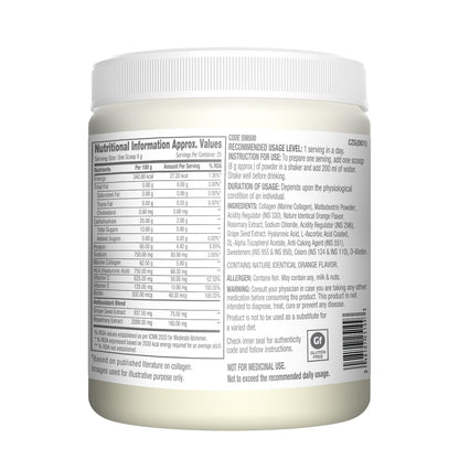 GNC Marine Collagen|200 Gm|Type 1 & Type 3 Collagen|Hydrolyzed Peptides |Hyaluronic Acid|Biotin |Vitamin C &E |Grape Seed Extract |Rosemary Extract |For Radiant & Youthful Skin,2 count,200 grams