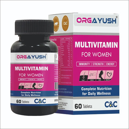 Women’s Multivitamin Tablets– Daily Energy & Immunity Support with Vitamins A, B, C, D, E & Biotin, No Added Sugar, Mixed Berry Flavor, Vegetarian Wellness Supplement (Pack of 1, Medium)