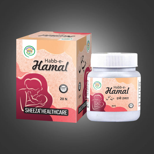 Sheeza Habb-e-Hamal Herbal Supplement for Pregnant Women, Tablets, Pack of 2 (20 Tablets Each)