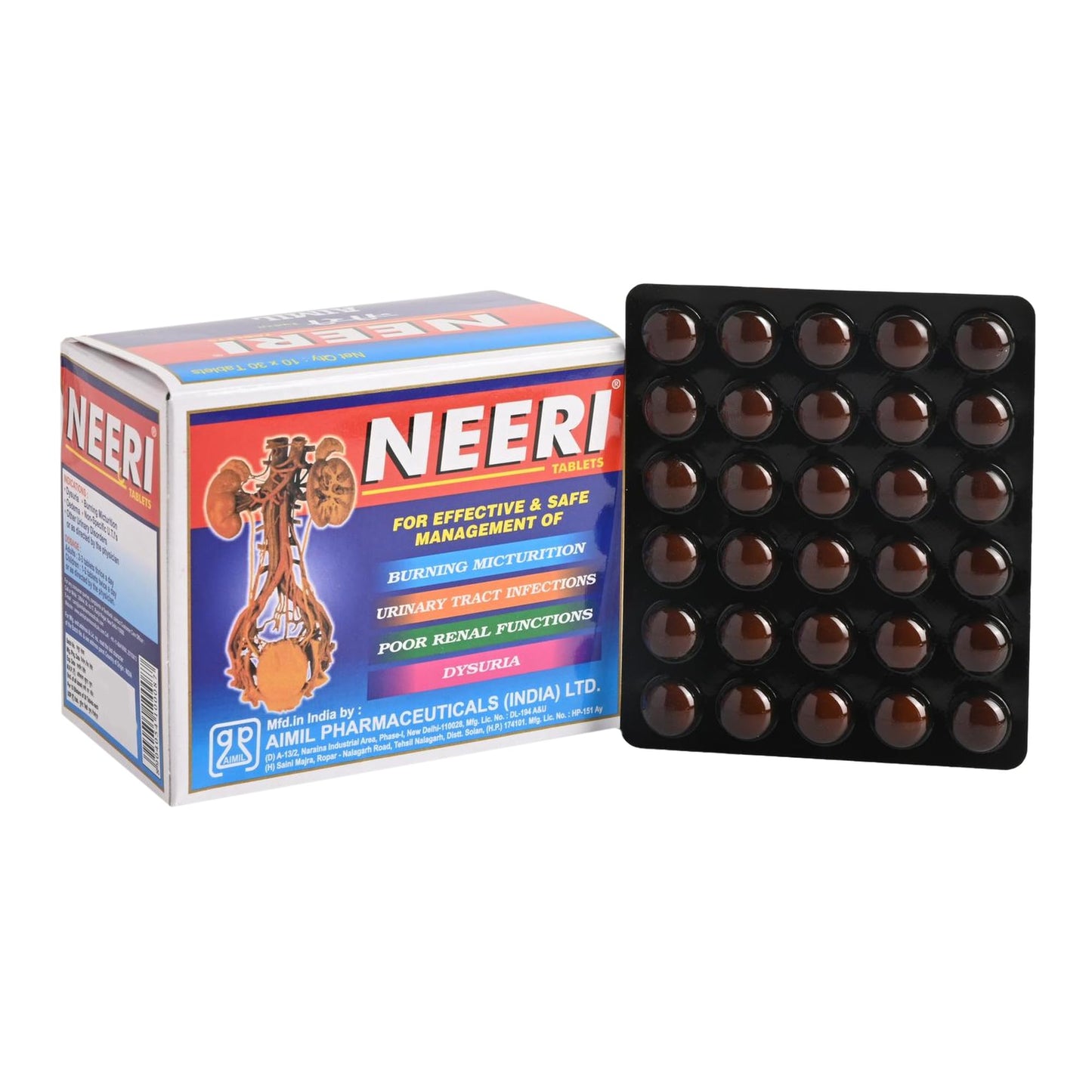 AIMIL NEERI Tablet | Useful in Urinary Tract Infections (UTI) | 30 Tablets