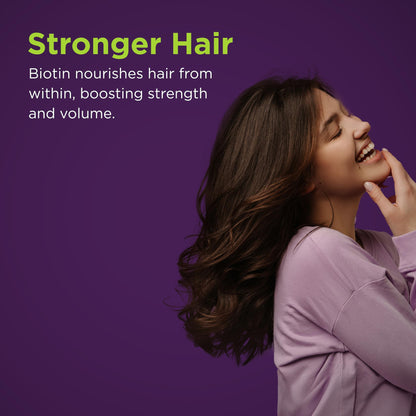 NutriBears Biotin Hair Gummies with Multivitamin, Enhance Growth and Strength, Nourishing Anti-Loss Vitamin Supplement for Thinning, Weak, or Brittle Hair, 90 Gummy Chewables, 3-Pack