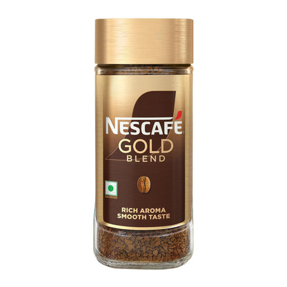 NESCAFE Gold Instant Coffee Powder | Premium Imported Coffee | Freeze Dried | Rich & Smooth Taste | 100g, Jar