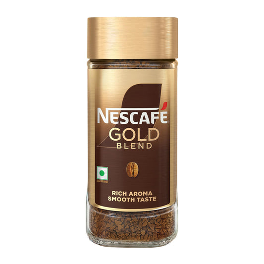 NESCAFE Gold Instant Coffee Powder | Premium Imported Coffee | Freeze Dried | Rich & Smooth Taste | 100g, Jar