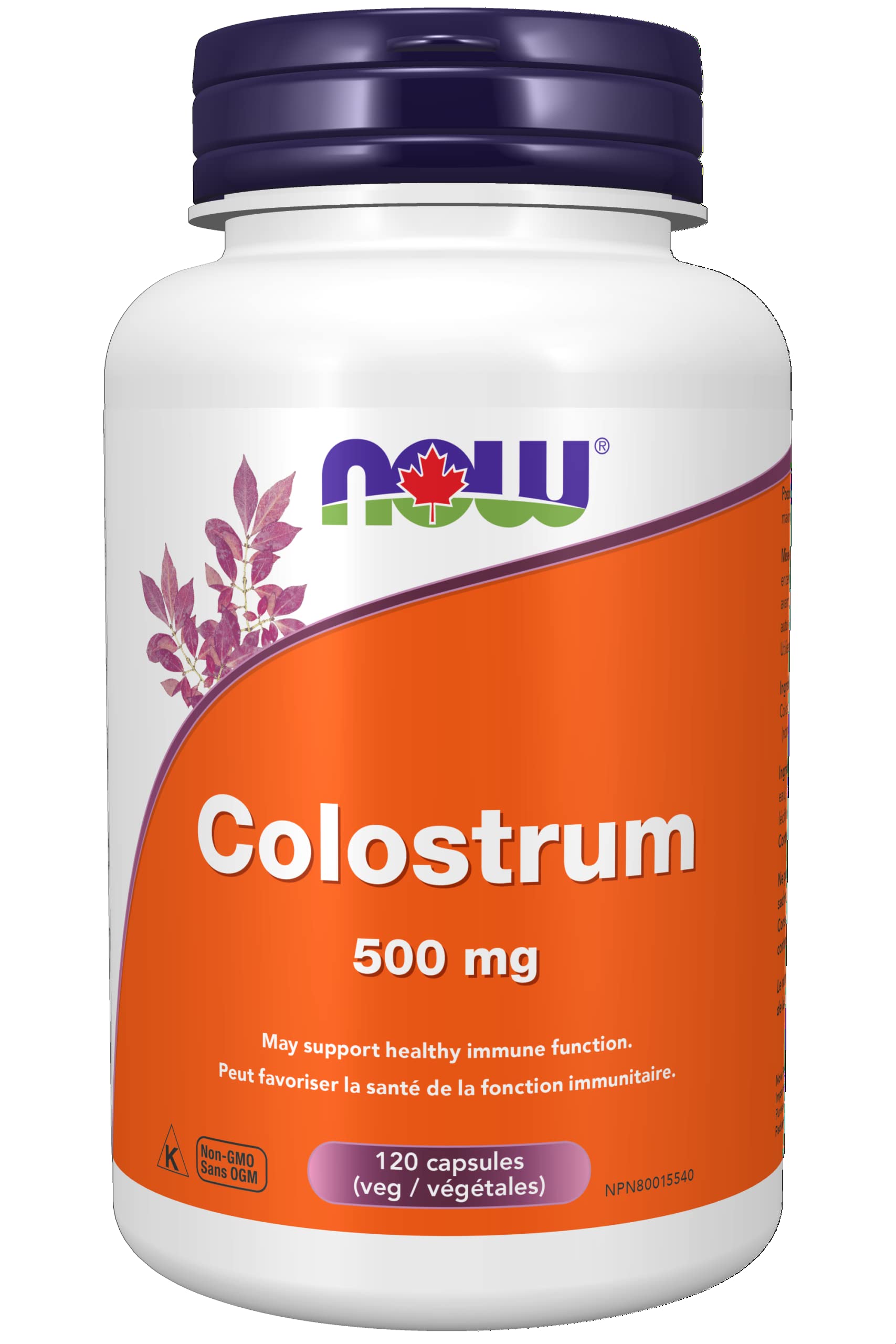 Now Foods Colostrum 500Mg 25% Igg 120Vcap