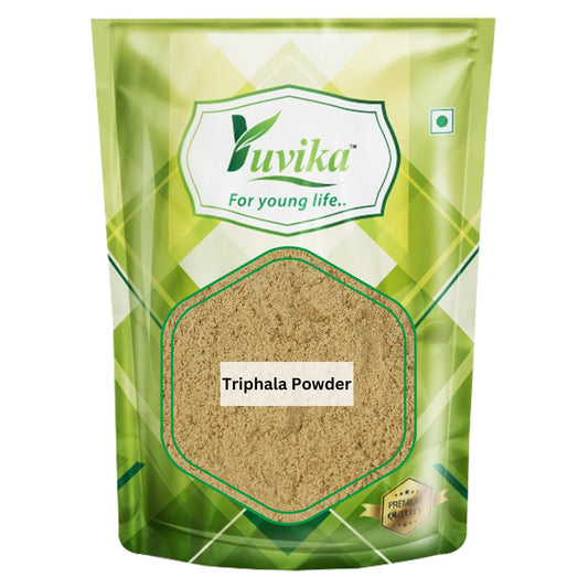 YUVIKA Triphala Powder (Awla + Bahera Chilka + Harad Chilka) (450 Grams) (150 Gr