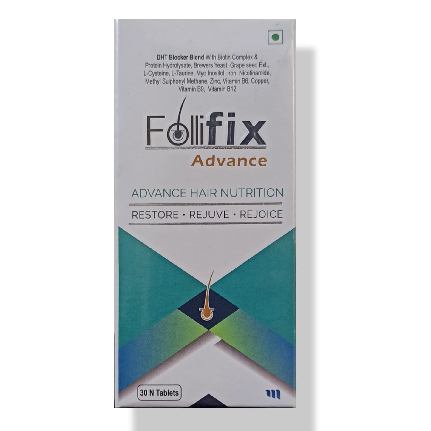 Follifix Advance Hair Nutrition Pack of 30 Tabs