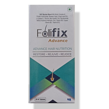Follifix Advance Hair Nutrition Pack of 30 Tabs