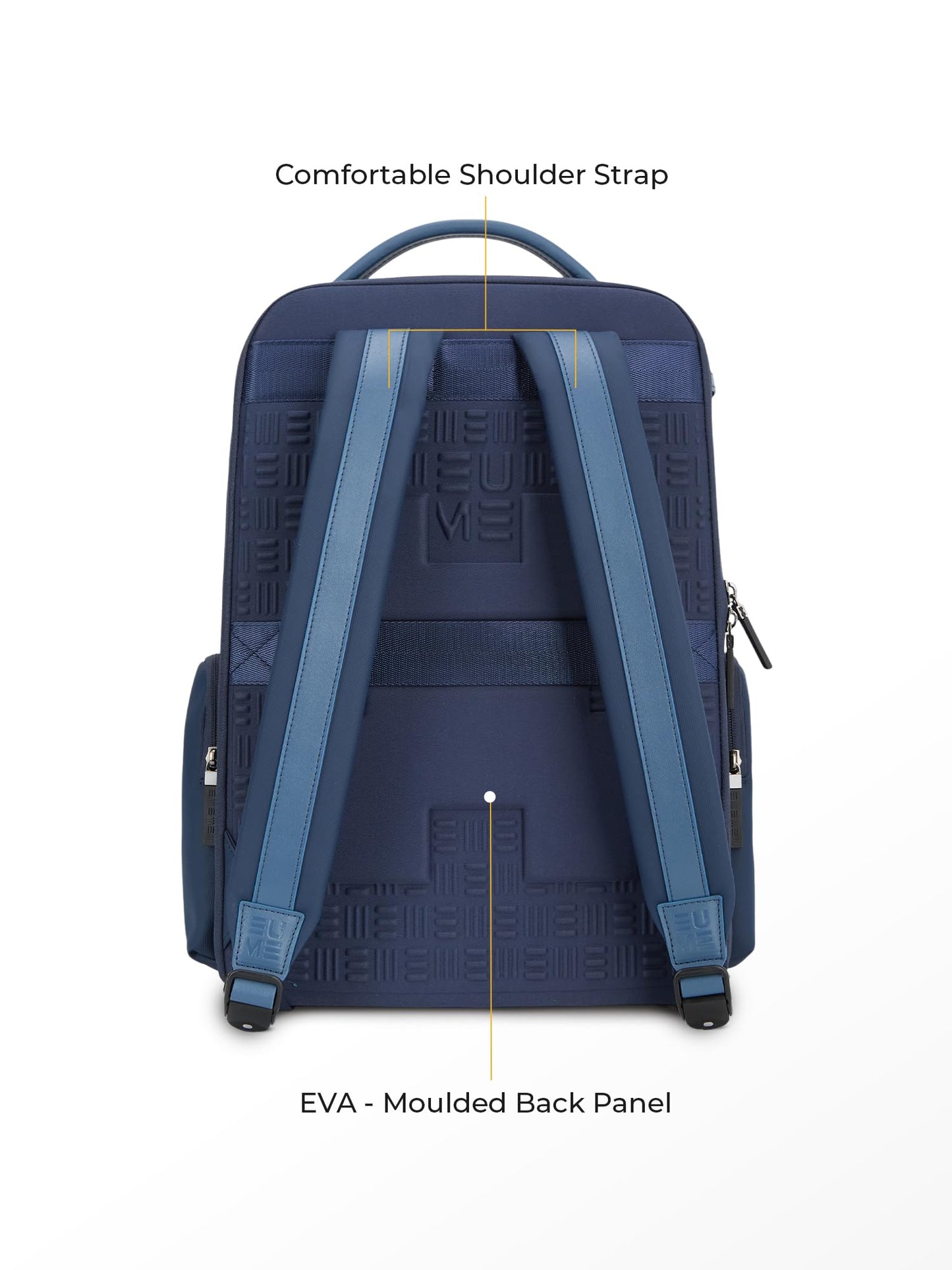 EUME Premium 15.6 in Laptop bags for Men & Women Office Use | Stylish Backpack Bag | Spacious Backpack for Travelling | 28L Polaris Midnight Blue