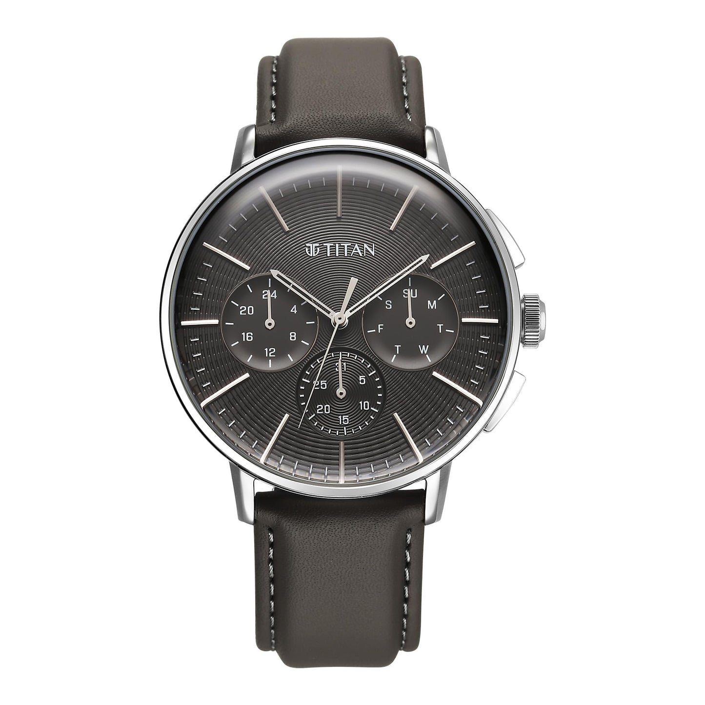 Titan Analog Anthracite Dial Men's Watch-90200SL02- image 5