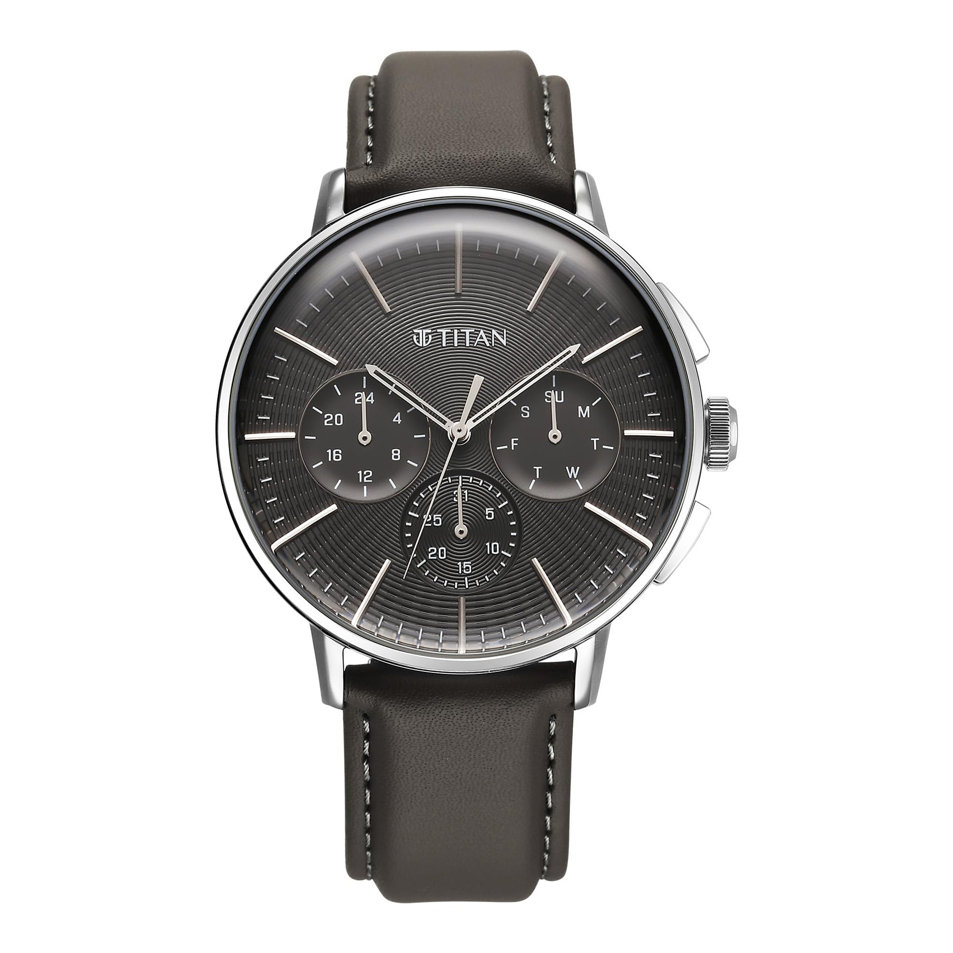 Titan Analog Anthracite Dial Men's Watch-90200SL02- image 5