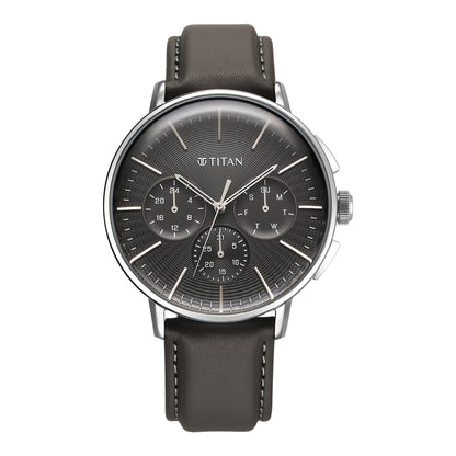 Titan Analog Anthracite Dial Men's Watch-90200SL02- image 5