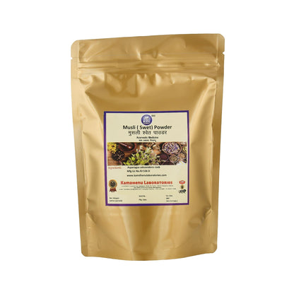 Kamdhenu Safed Musli Powder | Asparagus Adscendens roxb | Chlorophytum Borivilia