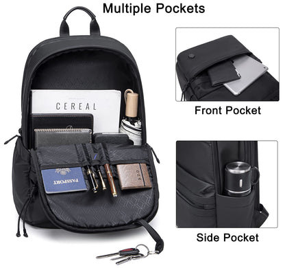 Arctic Hunter Compact Backpack for Men Women 21L One-Day-Capacity Slim 15.6" Laptop Bag Sleek Lightweight Water-resistant Small Laptop Backpack for Casual College Daypack