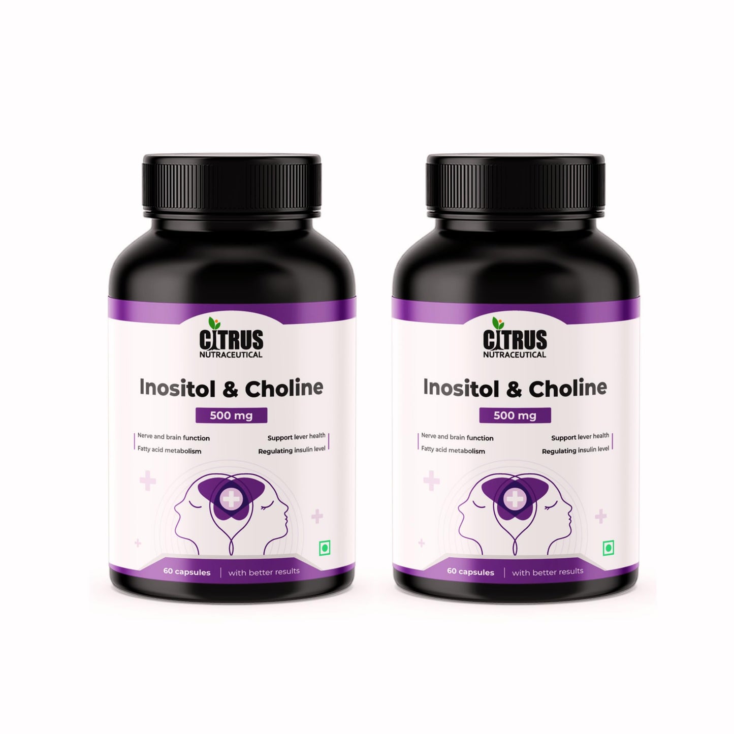 CITRUS NUTRACEUTICALS Choline & Inositol 500mg Capsules