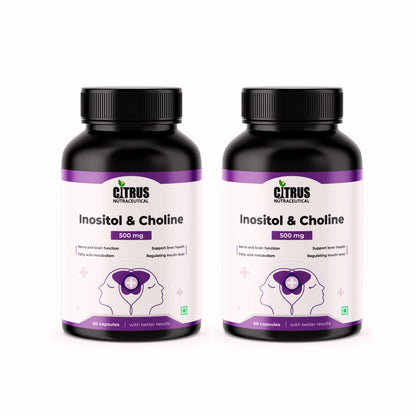 CITRUS NUTRACEUTICALS Choline & Inositol 500mg Capsules