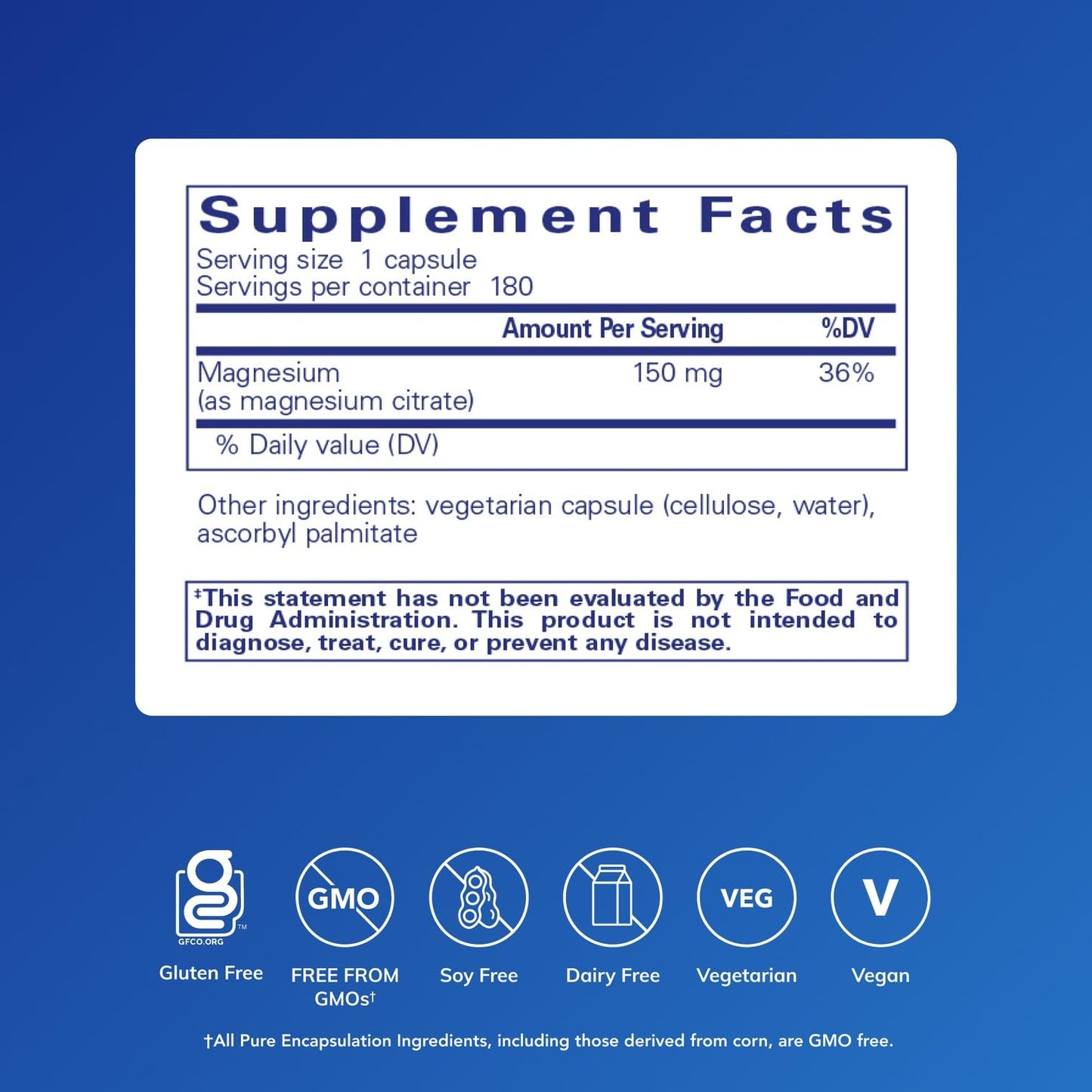 Magnesium (citrate) 180 VegiCaps