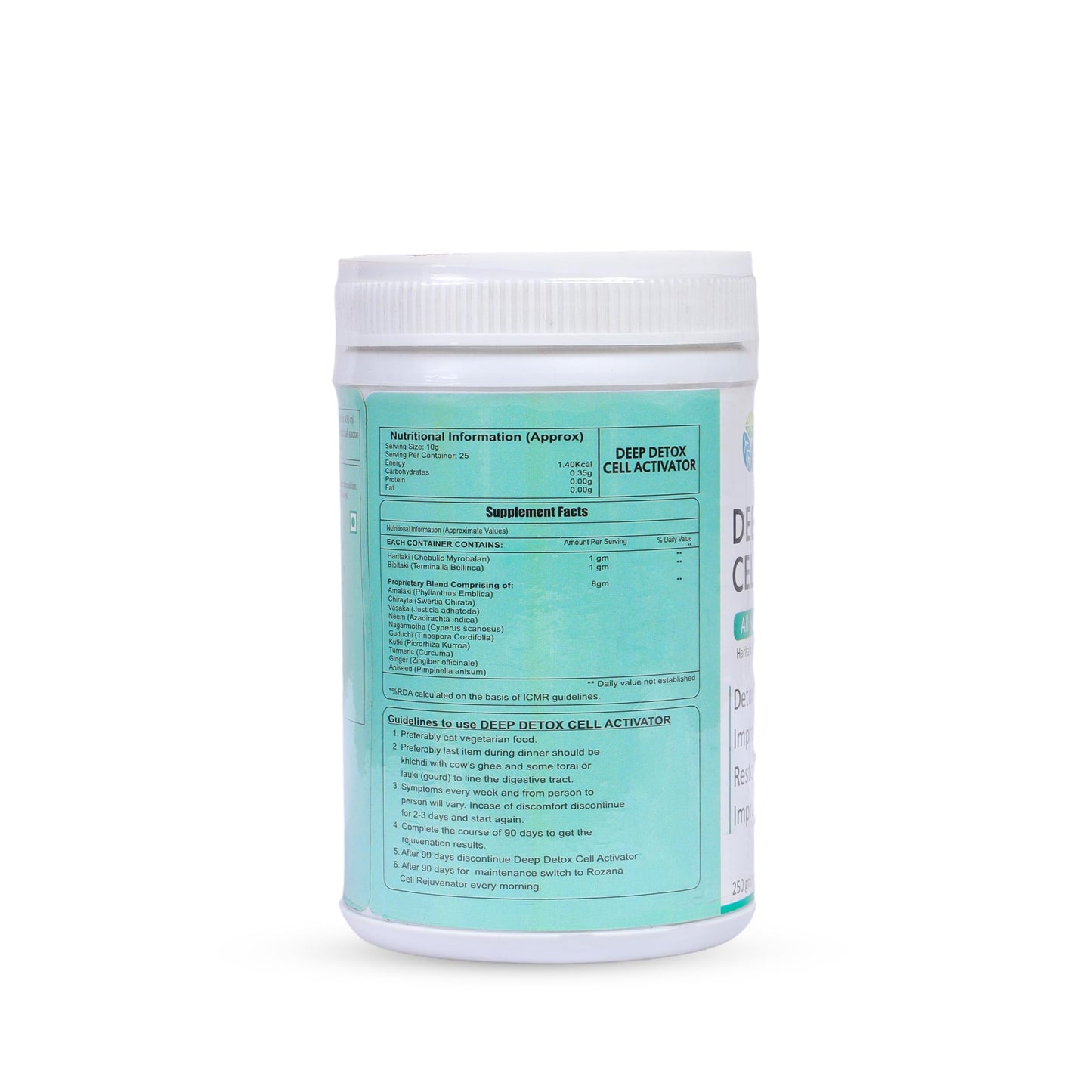 Deep Detox Cell Activator – All Natural Herbal Tea, 250g
