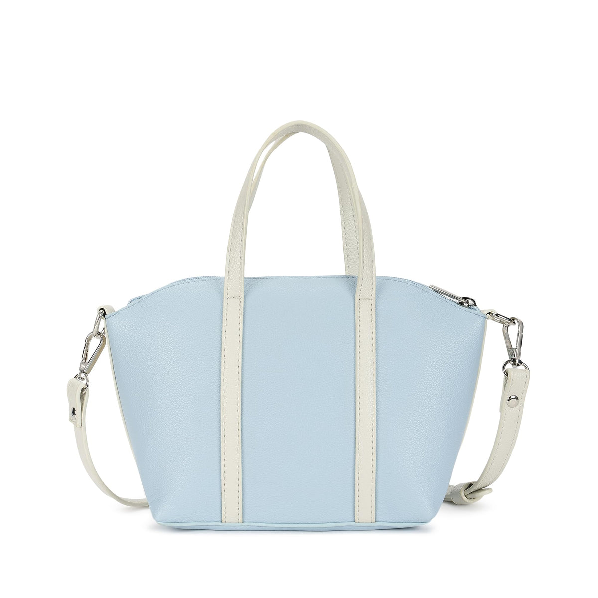 Fastrack Smooth Talker Sling Bag for Women | Detachable Sling Belt, Handle Carry Option, Pebbled Faux Leather, Top Zip Closure & Inner Access Pockets | Versatile & Stylish Compact Bag