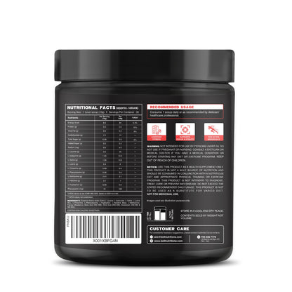 Bolt EAA 300gm, 30 Servings|Nine Essential Amino Acid with BCAA 5000|EAA Supplement for Men & Women- Blueberry Blast