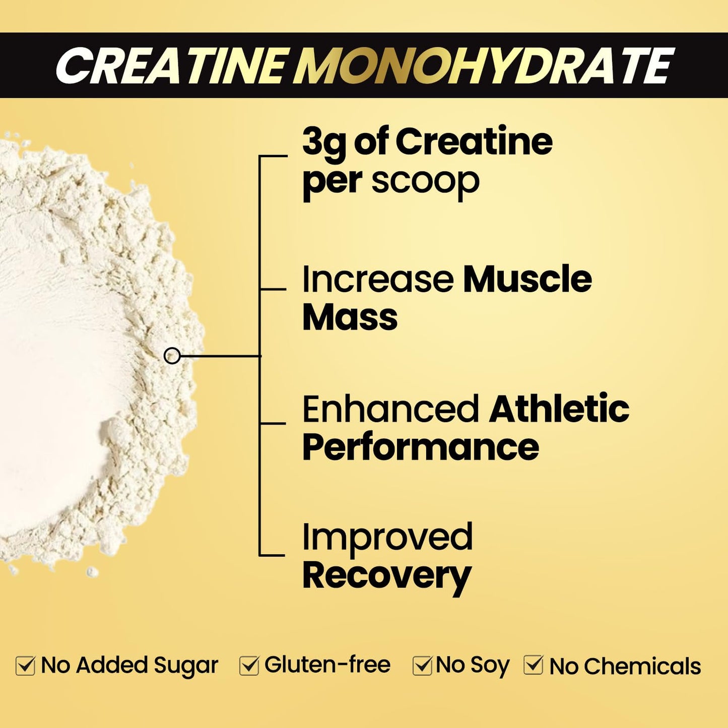 Vlado's Himalayan Organics Pure Micronised Creatine Monohydrate Powder I Pre/Post Workout Supplement, Instant Energy for Athletic Performance I Faster Muscle Building & Recovery I Certified I Max Absorption I Gain Lean Muscle, More Strength, and Faster Wo