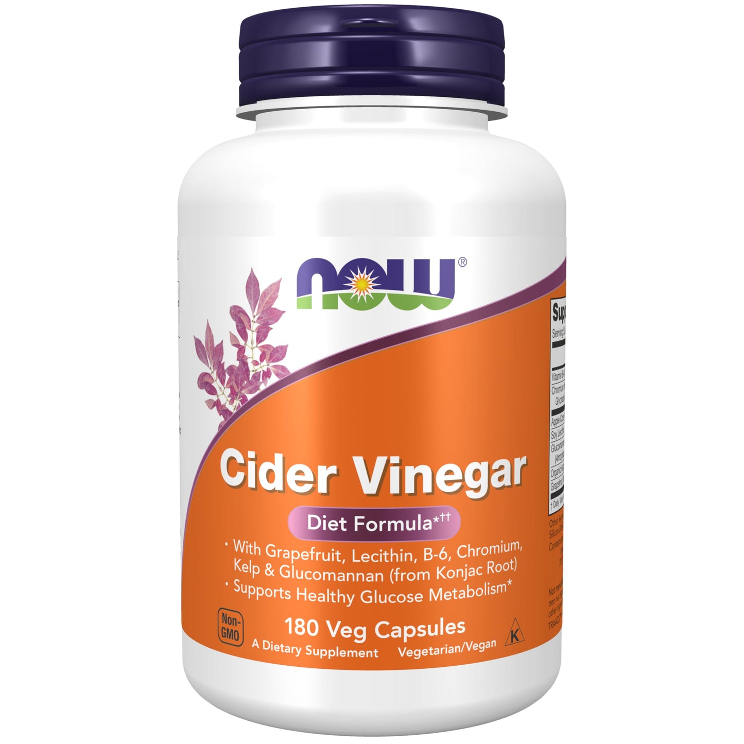 Now Foods Cider Vinegar 180 Capsules