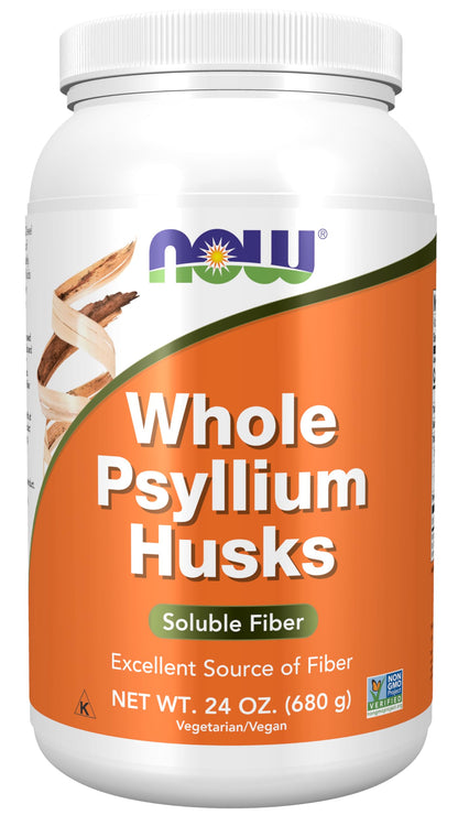 Now Foods Psyllium Husk, 24 OZ WHOLE