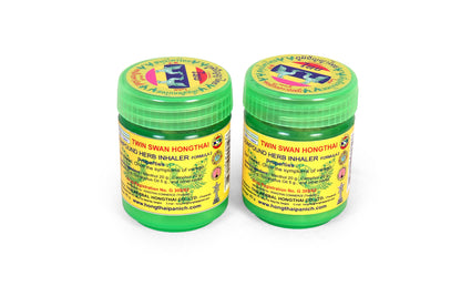 TWIN SWAN HONGTHAI™ Herb Inhaler Traditional Thai Herbal Inhalant (Pack of 2)