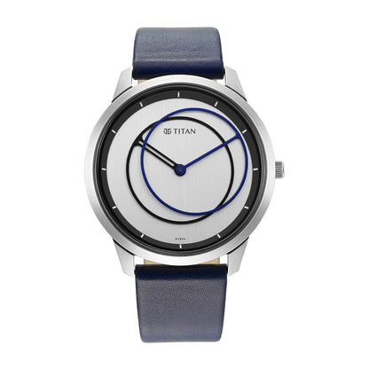 Titan Analog White Dial Men's Watch-NR1801SL02