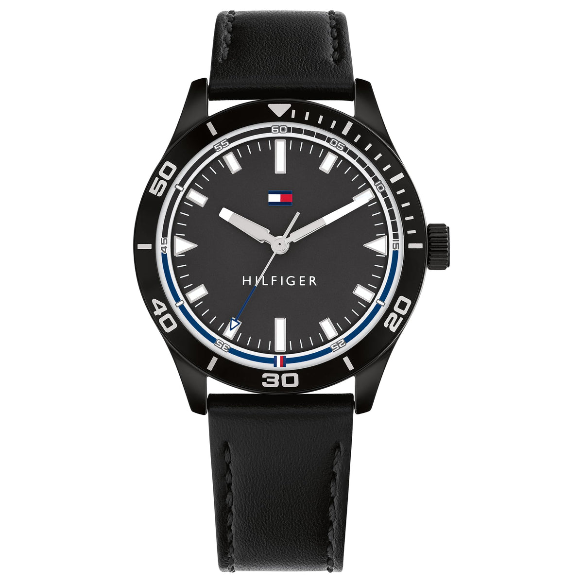 Tommy Hilfiger Macy's Essentials Black Dial Analog Watch for Men -TH1791819W, Band: Black