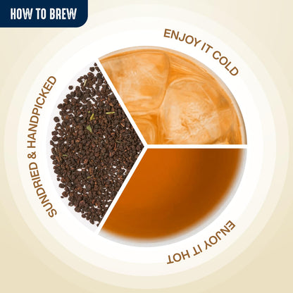 Hindraj Champagne Sultan Black Tea Loose Leaves 90 g Premium CTC Darjeeling, Long Leaves, Authentic Aroma, Freshly Sourced Rich Flavor, Bold & Aromatic, Whole Leaves Quality