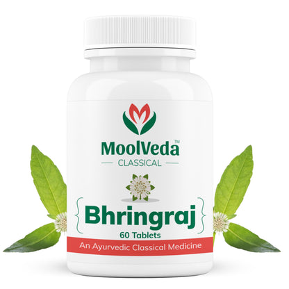 Bhringraj Tablets by Moolveda | Eclipta alba | 500mg (60 Tablets)