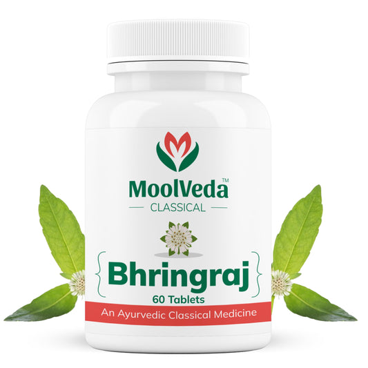 Bhringraj Tablets by Moolveda | Eclipta alba | 500mg (60 Tablets)